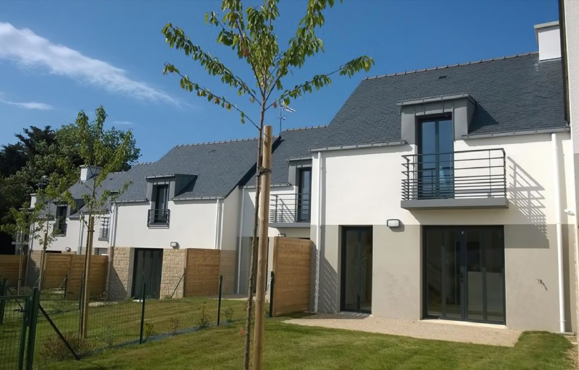 I Architectes Architecte Loire Atlantique 13 MAISONS GROUPEES A QUIBERON