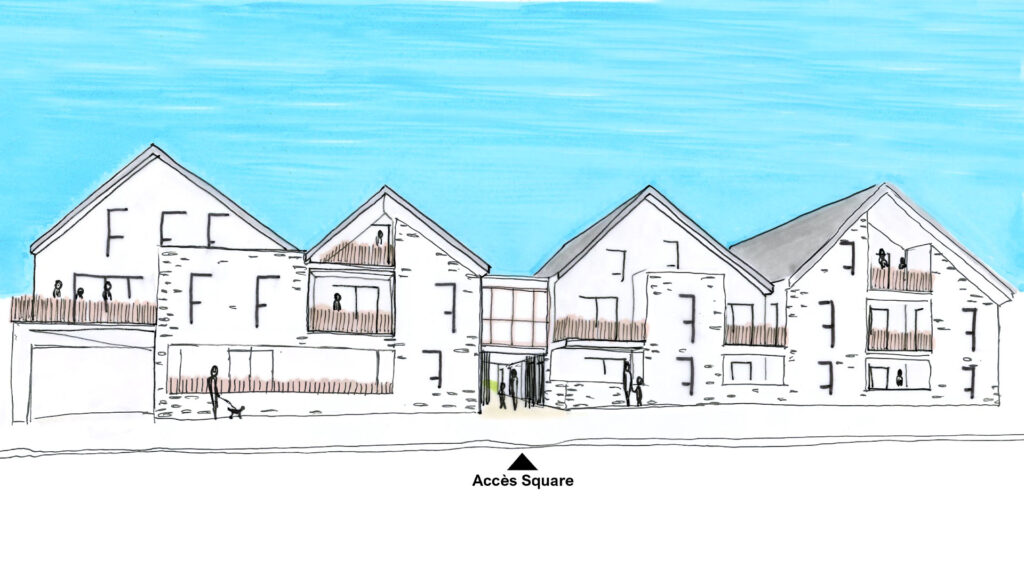 55 Logements collectifs et 7 Maisons individuelles, Concarneau