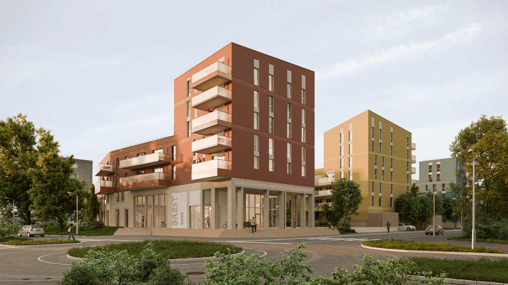 101 Logements collectifs et un équipement public, Brest